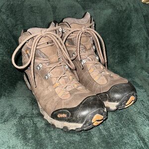 Oboz Men’s Waterproof Hiking Boots Brown Leather 10 1/2